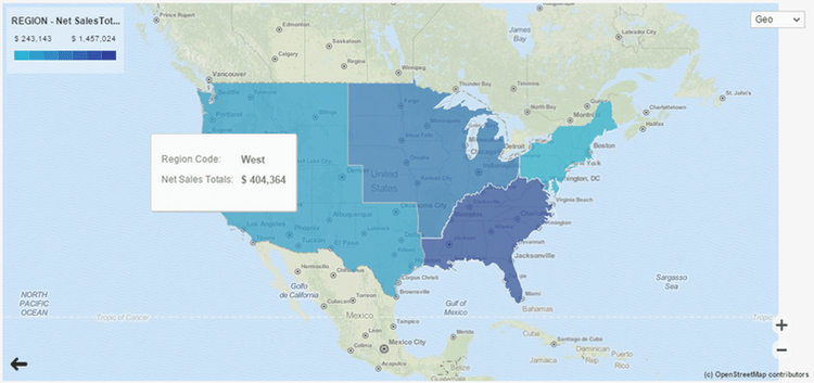 SAP Choropleth