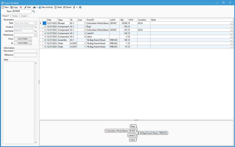 Acctivate Track and Trace