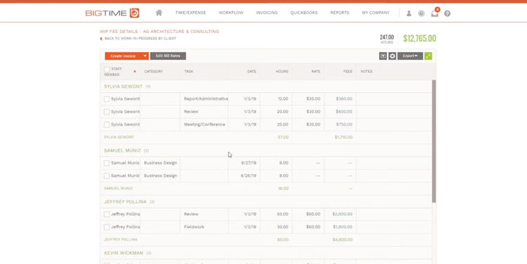BigTime Billable Hours