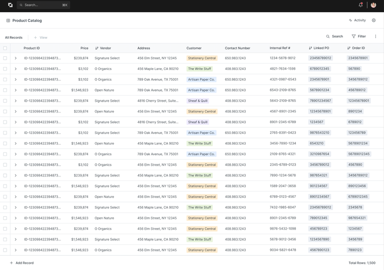Doss Products Screenshot