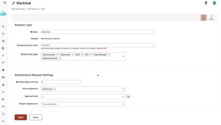 FMX School Maintenance Request Form