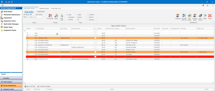 FocalPoint Work Order Management