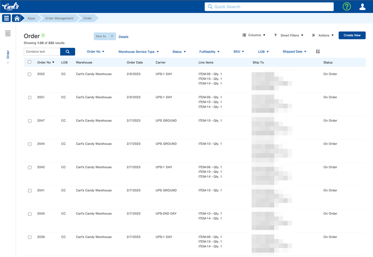 Infoplus WMS Order Management