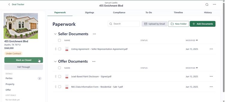 Lone Wolf Deal Tracker