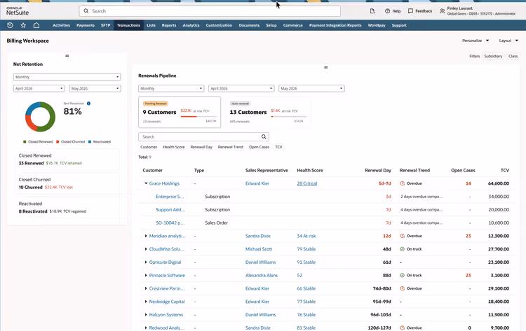 NetSuite Billing