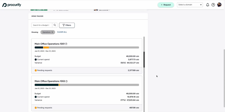 Procurify expense management