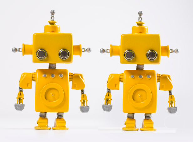 Identical Toy Robots