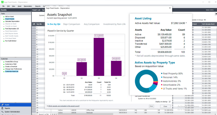 Sage Fixed Assets Management Software