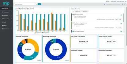 MIP Fund Accounting Screenshot