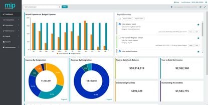 MIP Accounting Screenshot