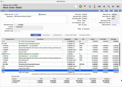 Connected Accounting and ERP: Manufacture macOS