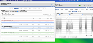 Connected Accounting and ERP: My Reports macOS