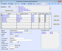 AccountMate: Inventory Maintenace