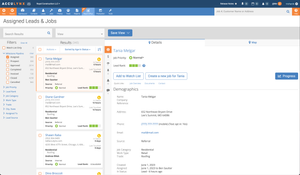 AccuLynx: Assigned Leads and Jobs