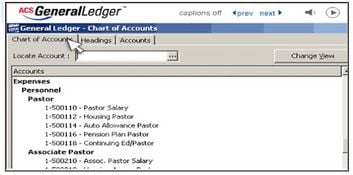 ACS: General Ledger