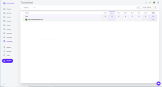 ActiveCollab: Timesheet