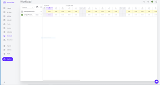 ActiveCollab: Workload Page