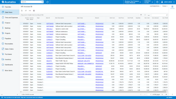 Acumatica Cloud ERP Screenshot