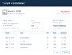 Method:CRM: Invoice