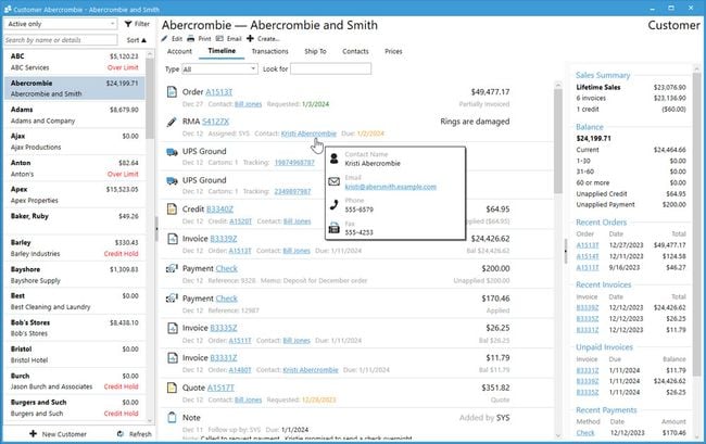 Acctivate Inventory Management: Customer Preview