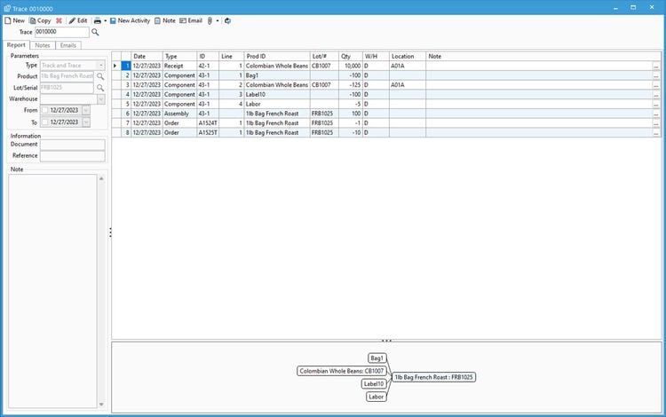 Acctivate Inventory Management Track And Trace Module
