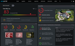 APEX Portal: Risk Scorecard