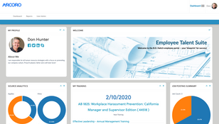 Arcoro Construction HR: Dashboard