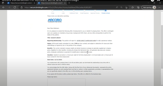 Arcoro Construction HR: Offer Letter 