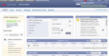 SAP Ariba Buying and Invoicing Screenshot