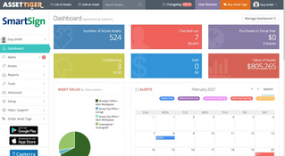 AssetTiger: Dashboard