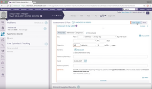 athenaClinicals EHR: Assessment and Plan