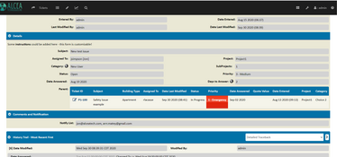 Alcea Tracking Solutions: Tickets