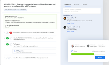 AuditBoard Platform Screenshot