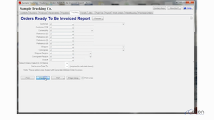 AXON Trucking Software: Orders Ready to be Invoiced Report