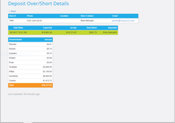 VeriBalance: Deposit Information Page