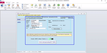 Banyon Fund Accounting: Create 1099