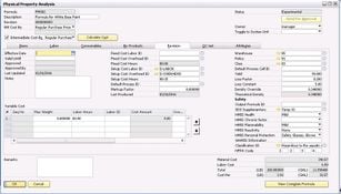 BatchMaster ERP: BatchMaster ERP Physical Property Analysis