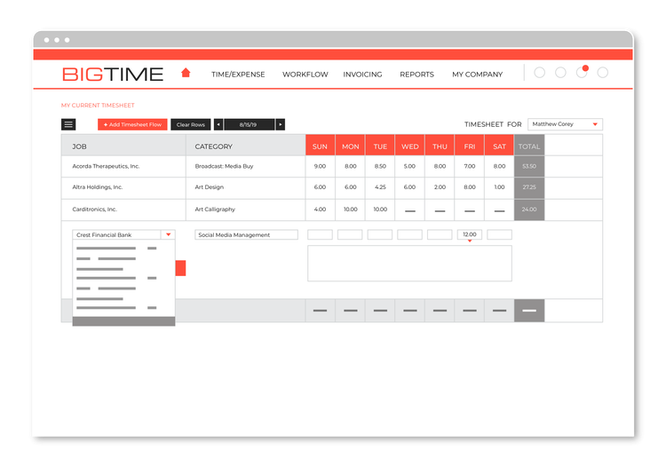 BigTime Timesheet