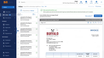 BILL Accounts Payable & Receivable Screenshot