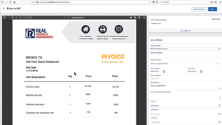 BILL Accounts Payable & Receivable: Invoice