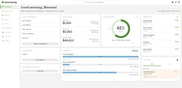 Bloomerang: Dashboard