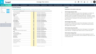 Board Intelligent Planning: Settings Manager-Strategic Plan Admin