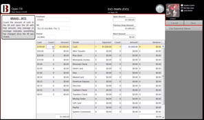 Bravo Store Systems: Employee Till