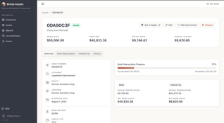 Bricks Fixed Assets: Asset Details