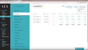 Brokermint: Agent Report