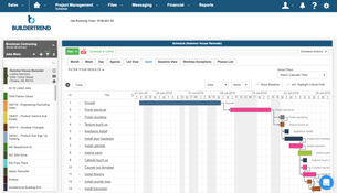 Buildertrend: Project Schedule