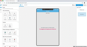 GoCanvas Screenshot