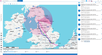 Soloplan CarLo: CarLo Transport Planning Map