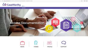 CaseWorthy: Access Portal