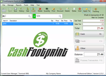 CashFootprint Screenshot